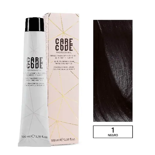 [V1/0] CARECODE HAIR COLORING CREAM 100ML 1
