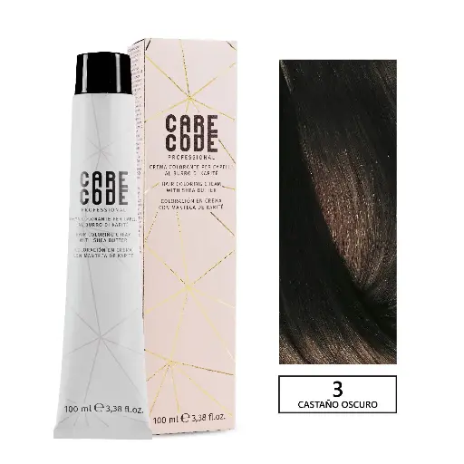 [V3/0] CARECODE HAIR COLORING CREAM 100ML 3