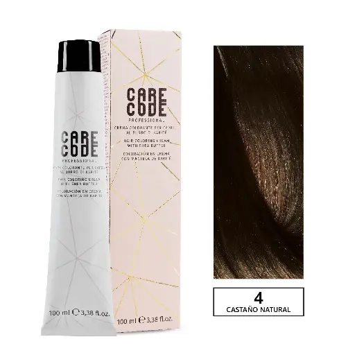 [V4/0] CARECODE HAIR COLORING CREAM 100ML 4