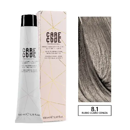 [V8/1] CARECODE HAIR COLORING CREAM 100ML 8,1
