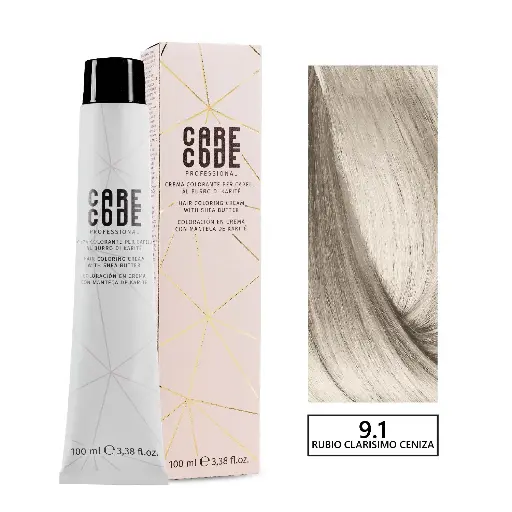 [V9/1] CARECODE HAIR COLORING CREAM 100ML 9,1
