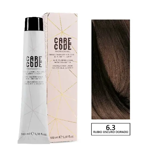 [V6/3] CARECODE HAIR COLORING CREAM 100ML 6,3