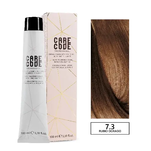 [V7/3] CARECODE HAIR COLORING CREAM 100ML 7,3