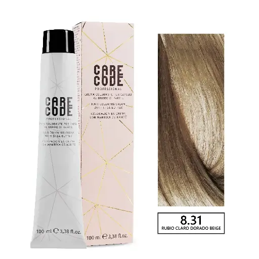 [V8/31] CARECODE HAIR COLORING CREAM 100ML 8,31