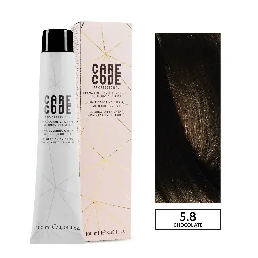 [V5/8] CARECODE HAIR COLORING CREAM 100ML 5,8