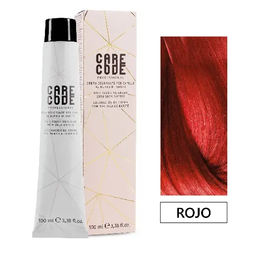 [VROS] CARECODE HAIR COLORING CREAM 100ML ROSSO